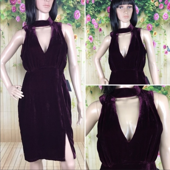Adelyn Rae Velvet Dress - like new! - Picture 3 of 5